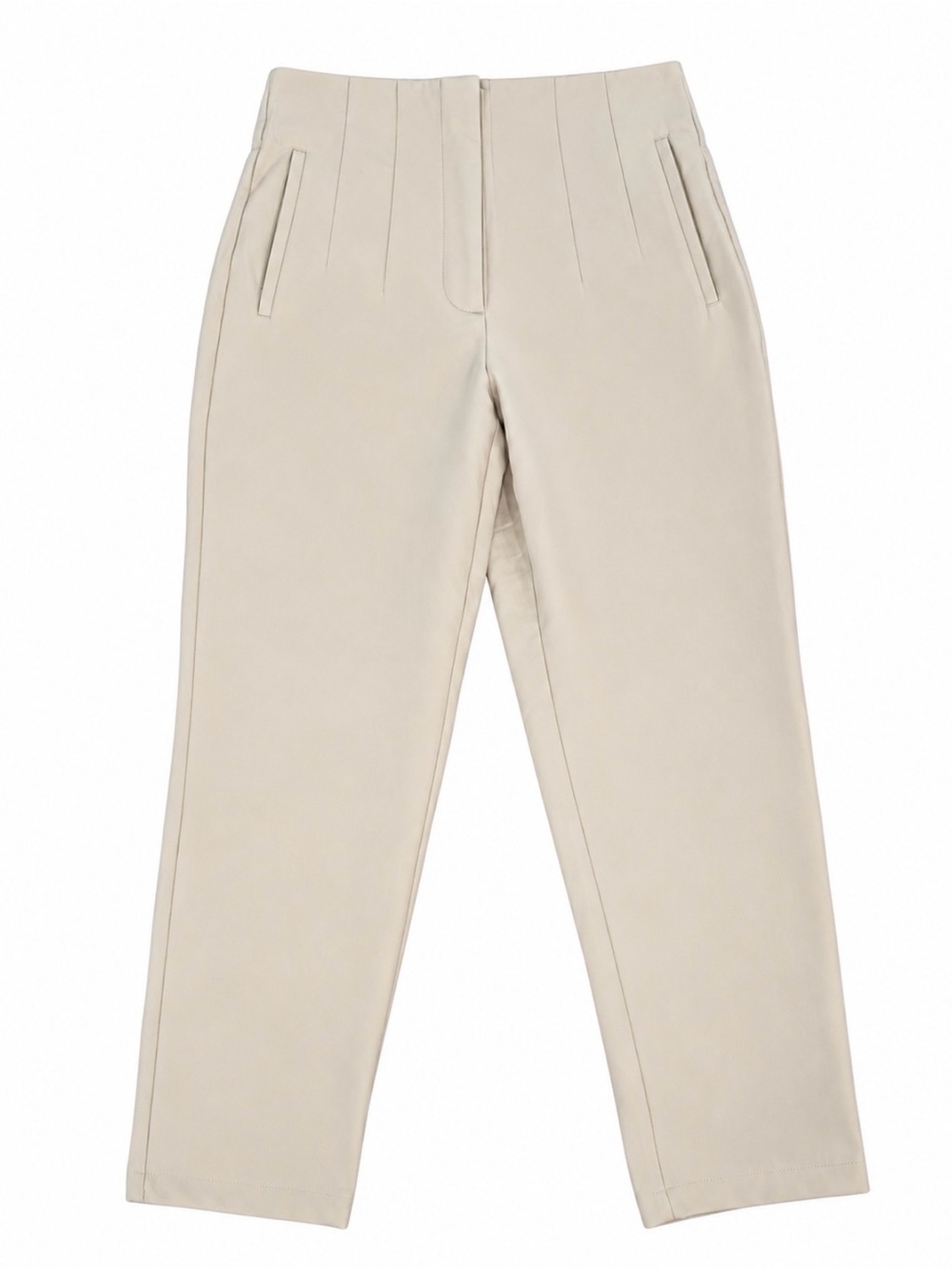 Tailored Cream Dress Pants